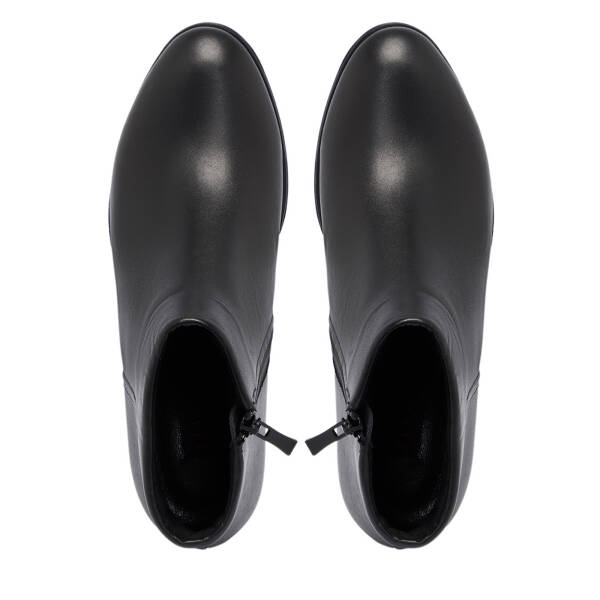 Siyah Deri Kadın Bot - K25K1BT68291-A43 - 5