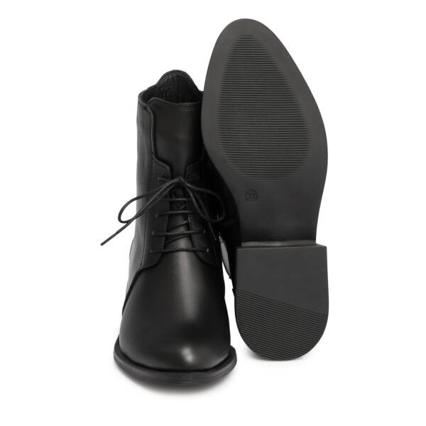 Siyah Deri Kadın Bot - K25K1BT68292-A23 - 4