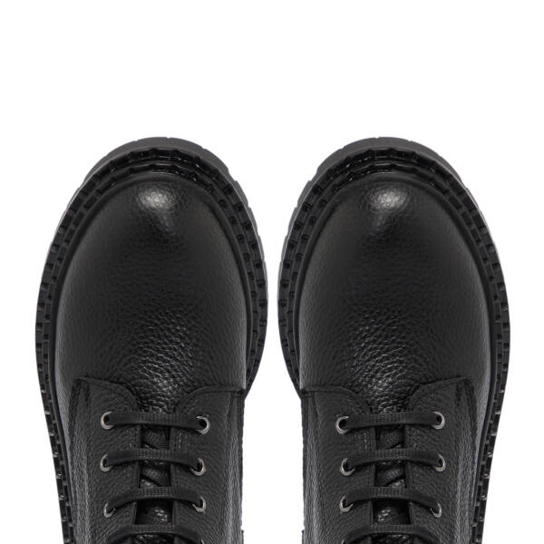 Siyah Deri Kadın Bot - K25K1BT68299-A23 - 5