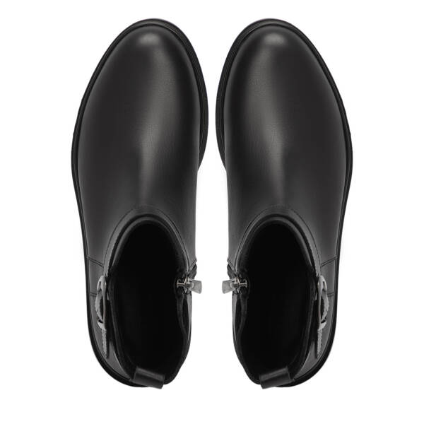 Siyah Deri Kadın Bot - K25K1BT68306-A23 - 5