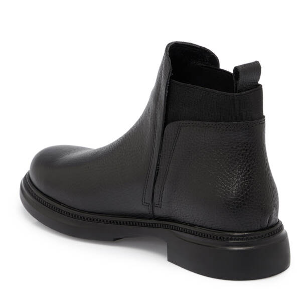 Siyah Deri Kadın Bot - K25K1BT68309-A41 - 2