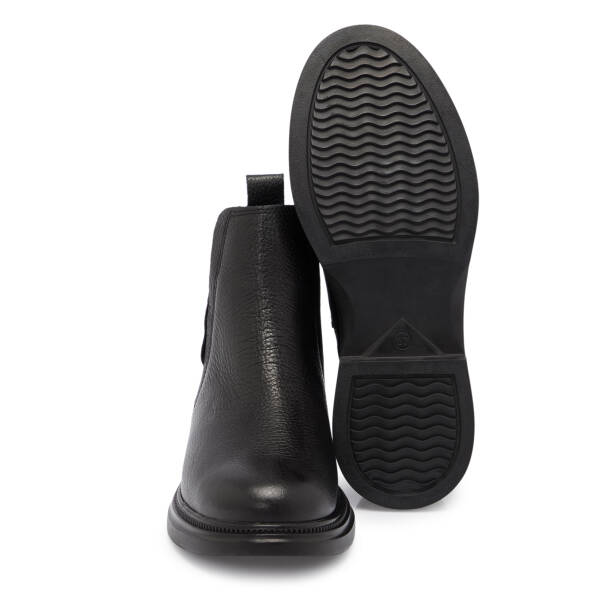 Siyah Deri Kadın Bot - K25K1BT68309-A41 - 4