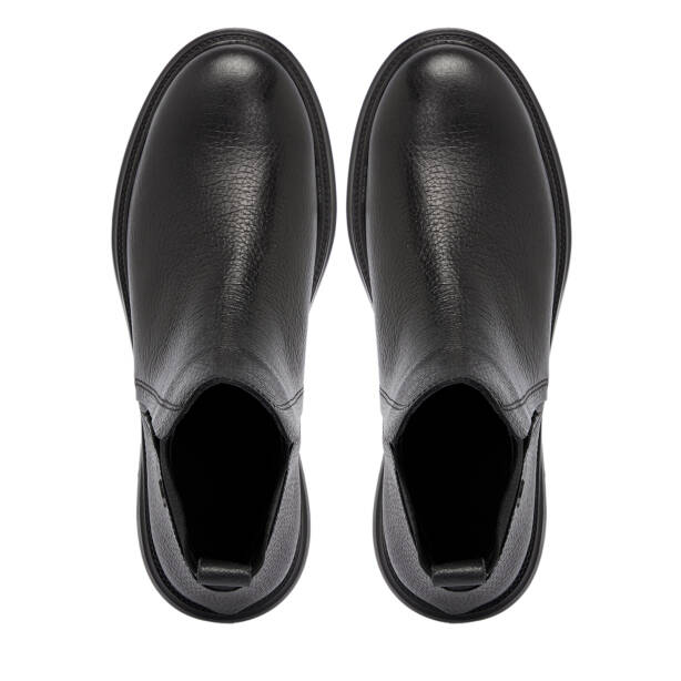 Siyah Deri Kadın Bot - K25K1BT68309-A41 - 5