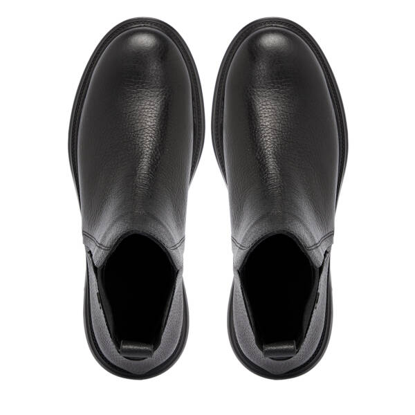 Siyah Deri Kadın Bot - K25K1BT68309-A41 - 5