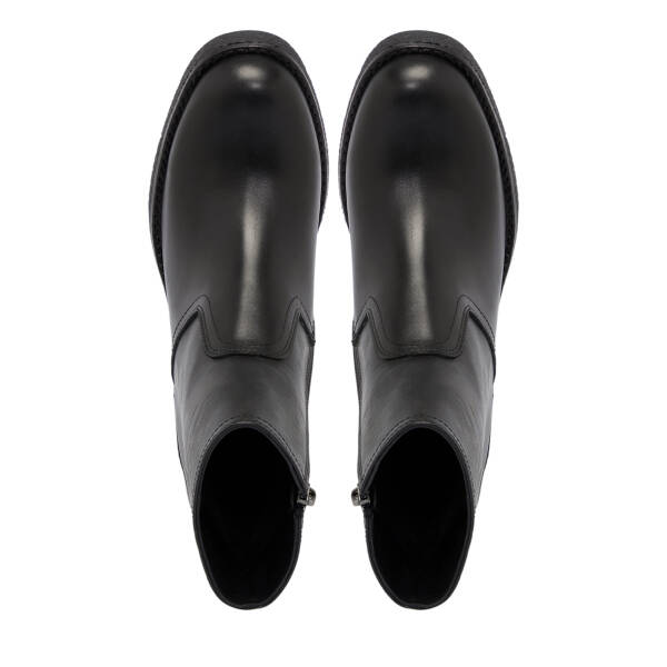 Siyah Deri Kadın Bot - K25K1BT68319-A23 - 5