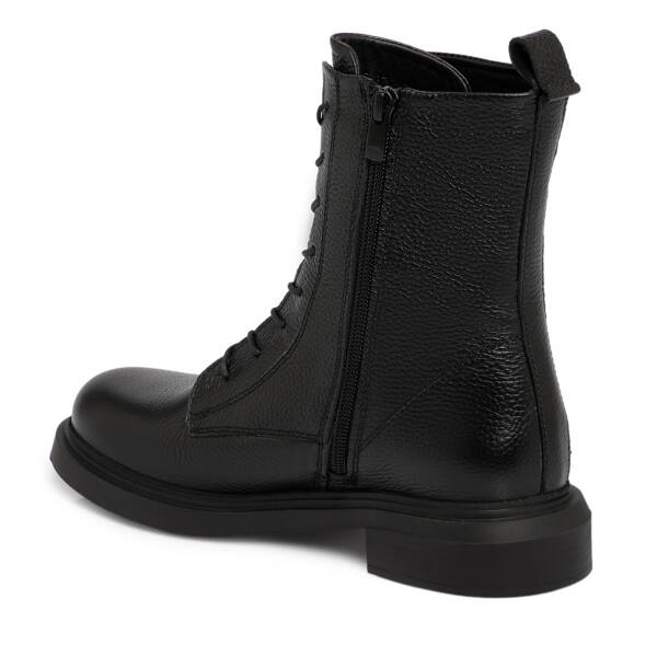 Siyah Deri Kadın Bot - K25K1BT68346-A41 - 2