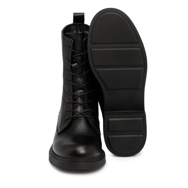 Siyah Deri Kadın Bot - K25K1BT68346-A41 - 4