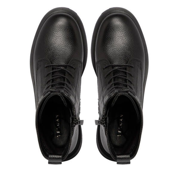 Siyah Deri Kadın Bot - K25K1BT68346-A41 - 5