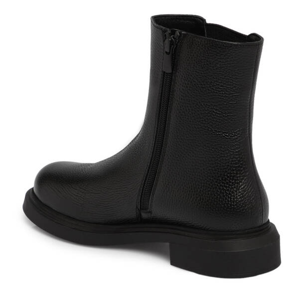 Siyah Deri Kadın Bot - K25K1BT68347-A41 - 2