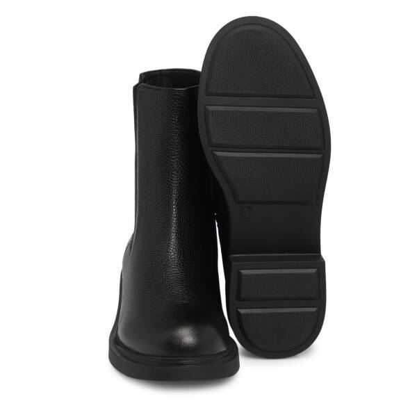 Siyah Deri Kadın Bot - K25K1BT68347-A41 - 4