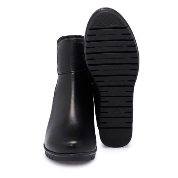 Siyah Deri Kadın Bot - K25K1BT68351-A23 - 4