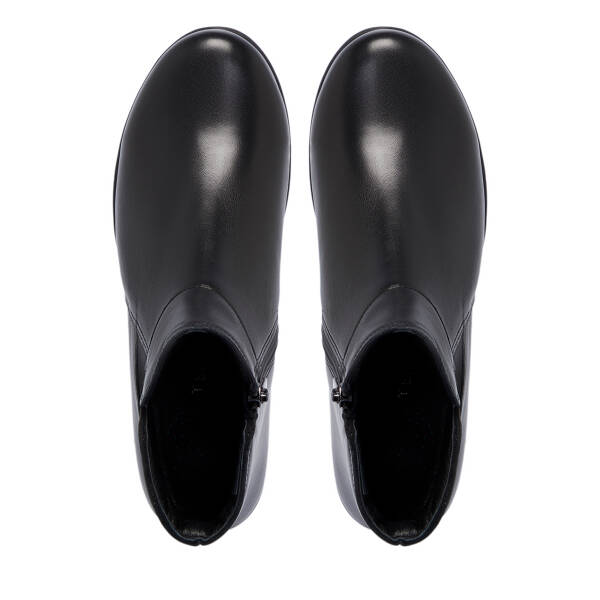 Siyah Deri Kadın Bot - K25K1BT68351-A23 - 5