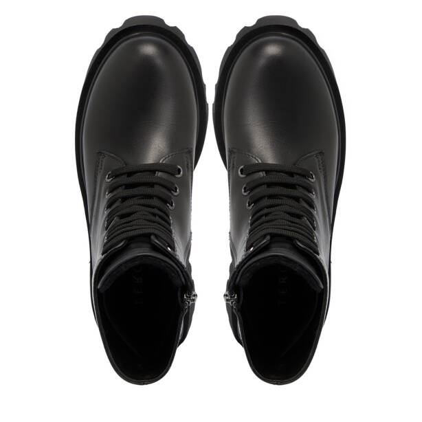 Siyah Hakiki Deri Kadın Bot - K25K1BT68459-A23 - Tergan