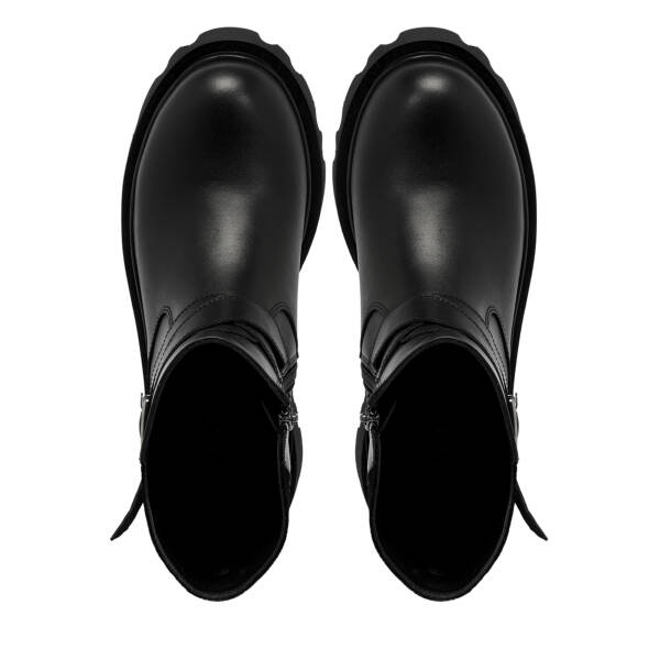 Siyah Hakiki Deri Kadın Bot - K25K1BT68460-A23 - 5