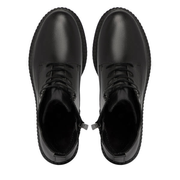 Siyah Hakiki Deri Kadın Bot - K25K1BT68503-A23 - 5