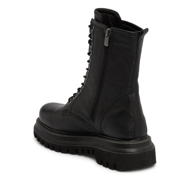 Siyah Hakiki Deri Kadın Bot - K25K1BT68511-A23 - 3