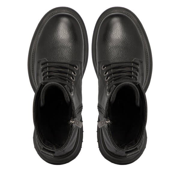 Siyah Hakiki Deri Kadın Bot - K25K1BT68511-A23 - 5