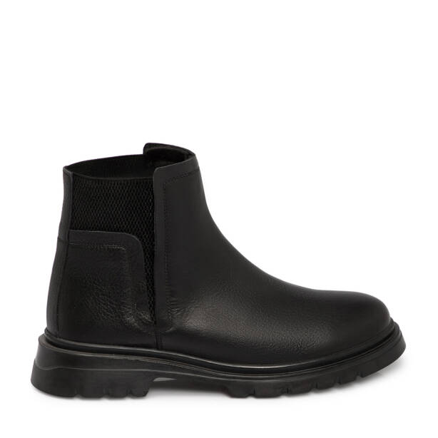 Siyah Hakiki Deri Kadın Bot - K25K1BT68514-A23 