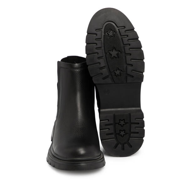 Siyah Hakiki Deri Kadın Bot - K25K1BT68514-A23 - 4