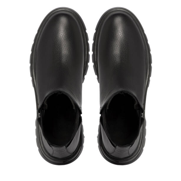 Siyah Hakiki Deri Kadın Bot - K25K1BT68514-A23 - 5