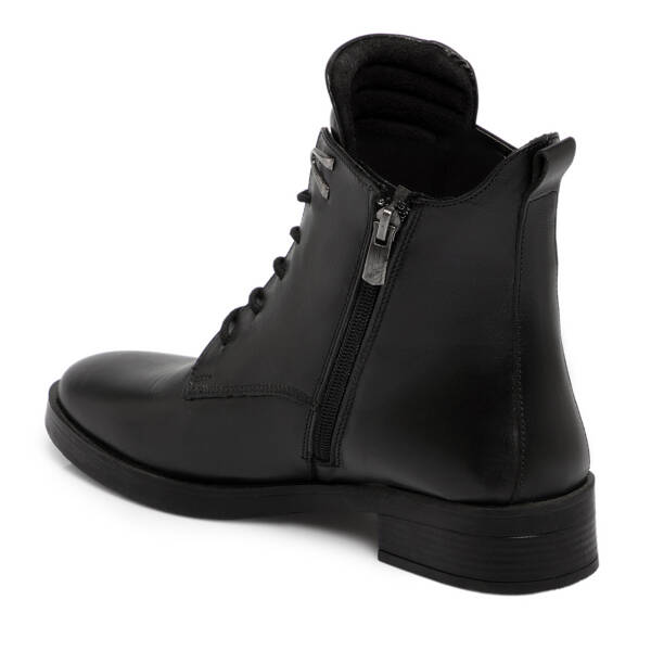 Siyah Hakiki Deri Kadın Bot - K25K1BT68515-A23 - 3