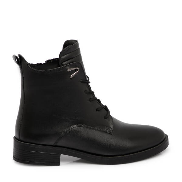 Siyah Hakiki Deri Kadın Bot - K25K1BT68515-A23 - 1