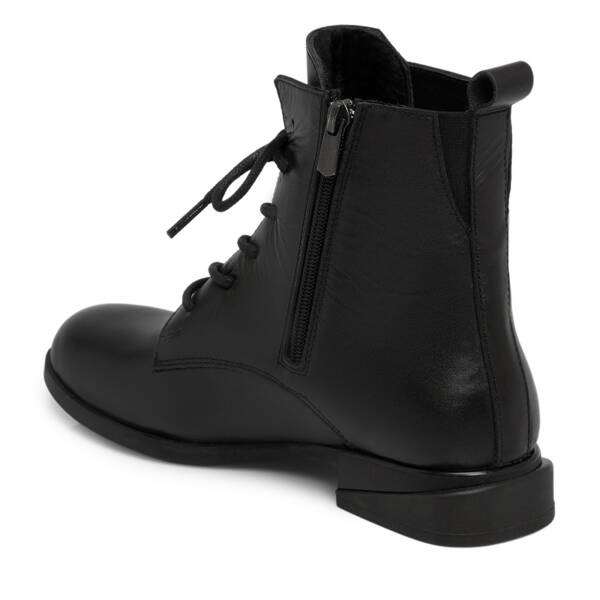 Siyah Hakiki Deri Kadın Bot - K25K1BT68519-A23 - 3
