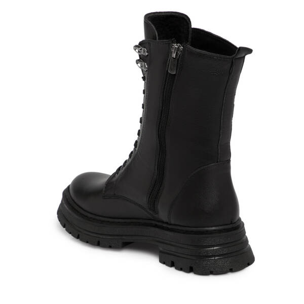 Siyah Hakiki Deri Kadın Bot - K25K1BT68520-A23 - 3