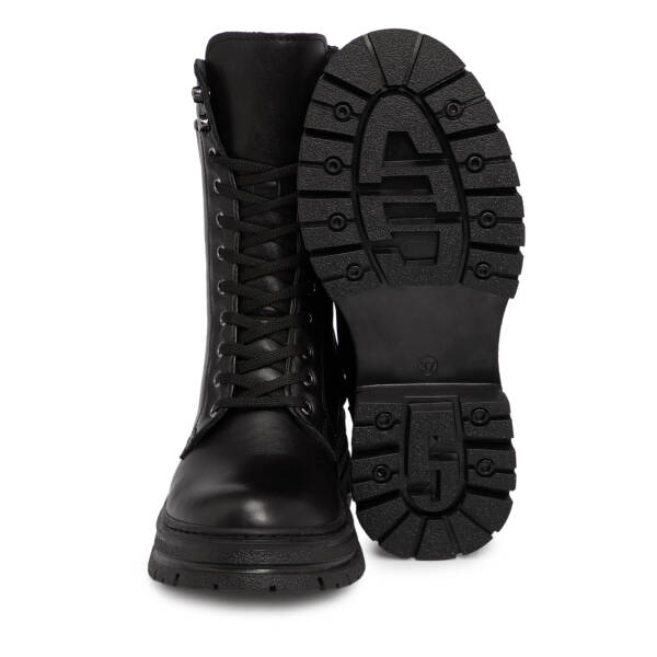 Siyah Hakiki Deri Kadın Bot - K25K1BT68520-A23 - 4