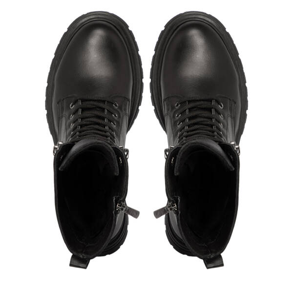 Siyah Hakiki Deri Kadın Bot - K25K1BT68520-A23 - 5