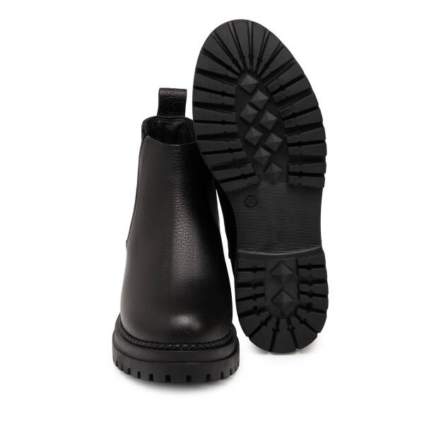 Siyah Hakiki Deri Kadın Bot - K25K1BT68532-A41 - 4