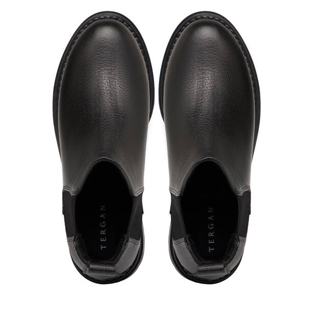 Siyah Hakiki Deri Kadın Bot - K25K1BT68532-A41 - 5