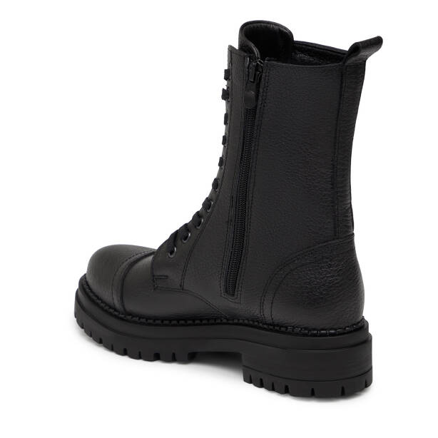 Siyah Hakiki Deri Kadın Bot - K25K1BT68533-A41 - 3