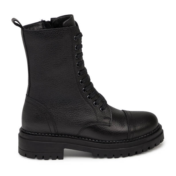 Siyah Hakiki Deri Kadın Bot - K25K1BT68533-A41 - 1