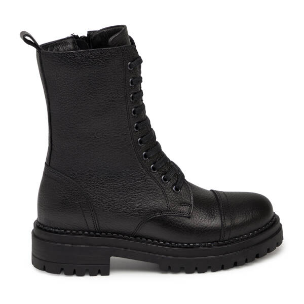 Siyah Hakiki Deri Kadın Bot - K25K1BT68533-A41 - 1