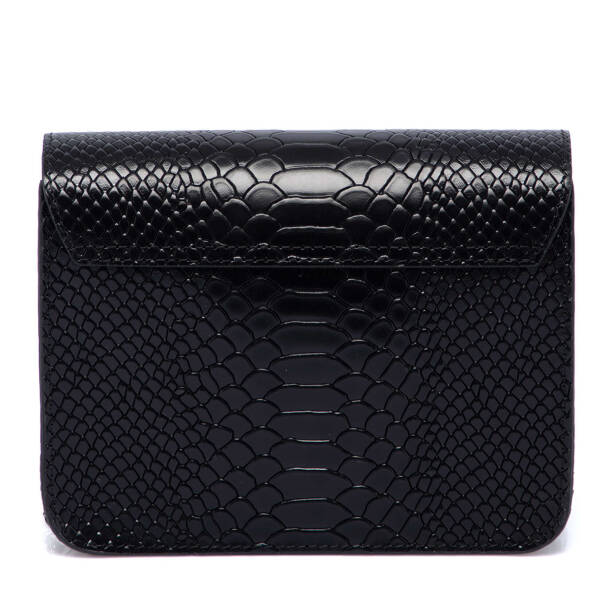 Siyah Deri Kadın Çapraz Askılı Çanta - S24K1BC78972-B61 - 3