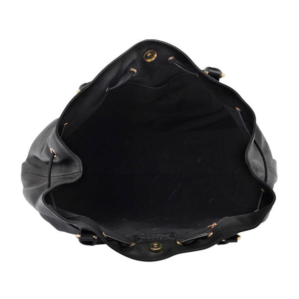 Siyah Hakiki Deri Kadın Çapraz Askılı Çanta - S24K1BC80381-C59 - 4