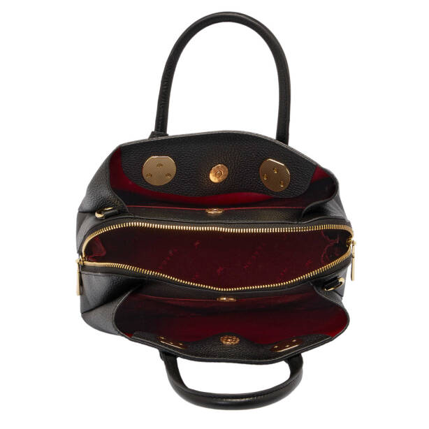 Siyah Deri Kadın Çapraz Askılı Çanta - S25K1BC80441-A41 - Tergan