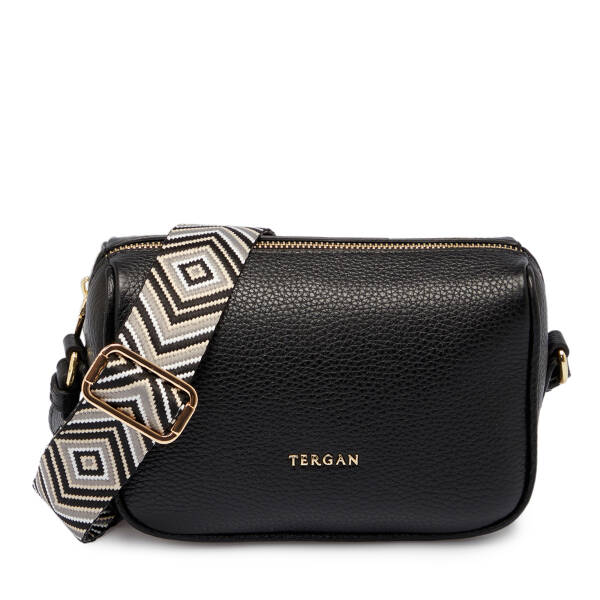 Siyah Deri Kadın Çapraz Askılı Çanta - S25K1BC80467-A41 - 1