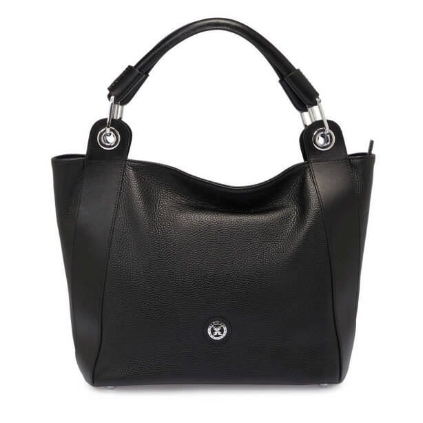 Siyah Deri Kadın Çapraz Askılı Çanta - S25Y1BC77736-D3H - Tergan