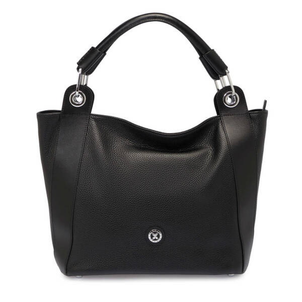 Siyah Deri Kadın Çapraz Askılı Çanta - S25Y1BC77736-D3H - 1