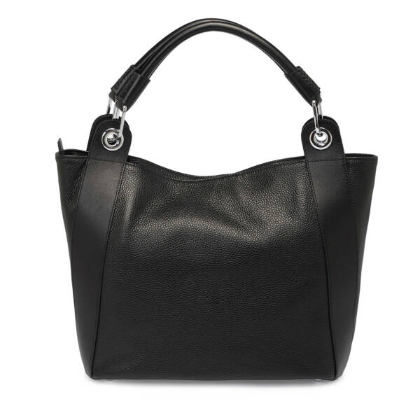 Siyah Deri Kadın Çapraz Askılı Çanta - S25Y1BC77736-D3H - 3