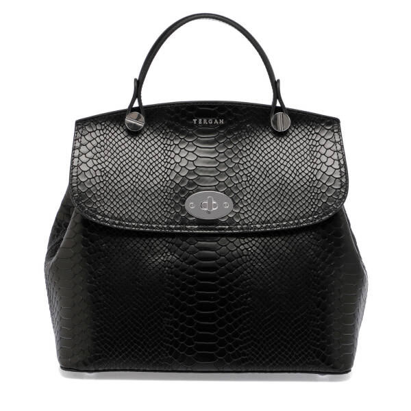 Siyah Deri Kadın Çapraz Askılı Çanta - S25Y1BC79121-B61 - 2