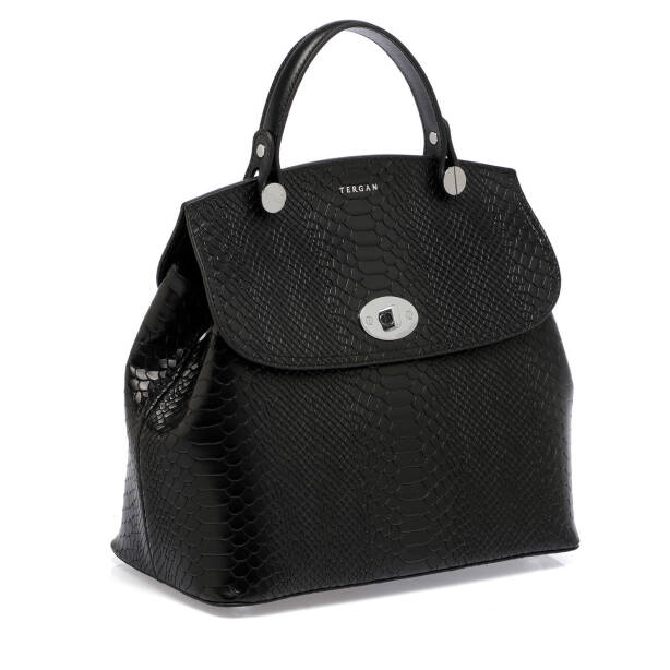 Siyah Deri Kadın Çapraz Askılı Çanta - S25Y1BC79121-B61 - 3