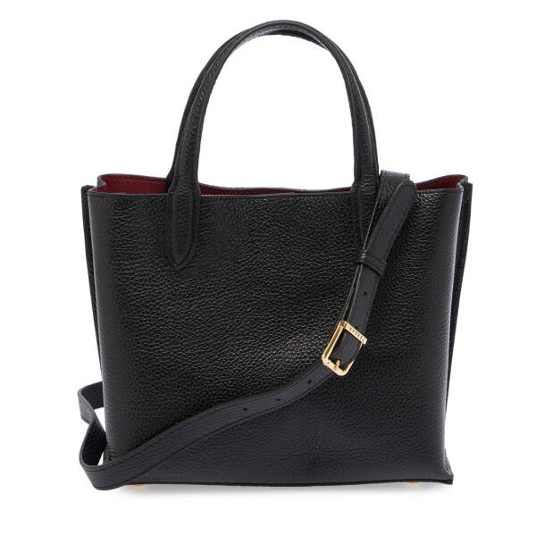 Siyah Deri Kadın Çapraz Askılı Çanta - S25Y1BC80263-A41 - 3