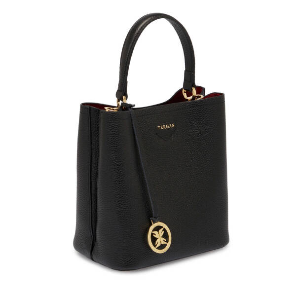 Siyah Deri Kadın Çapraz Askılı Çanta - S25Y1BC80443-A41 - 2