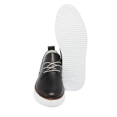  Siyah Deri Kadın Casual Ayakkabı - K23I1AY66483-A23 - 4