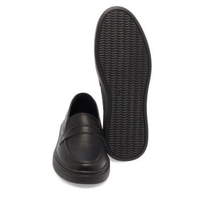  Siyah Deri Kadın Casual Ayakkabı - K24I1AY67095-A23 - 4