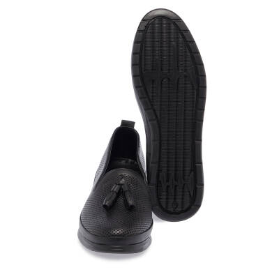  Siyah Deri Kadın Casual Ayakkabı - K24I1AY67199-A23 - 4