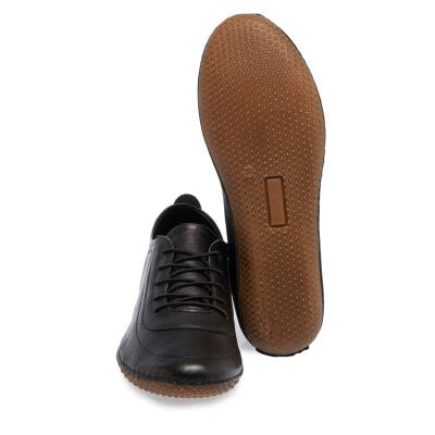  Siyah Deri Kadın Casual Ayakkabı - K24I1AY67286-A23 - 4